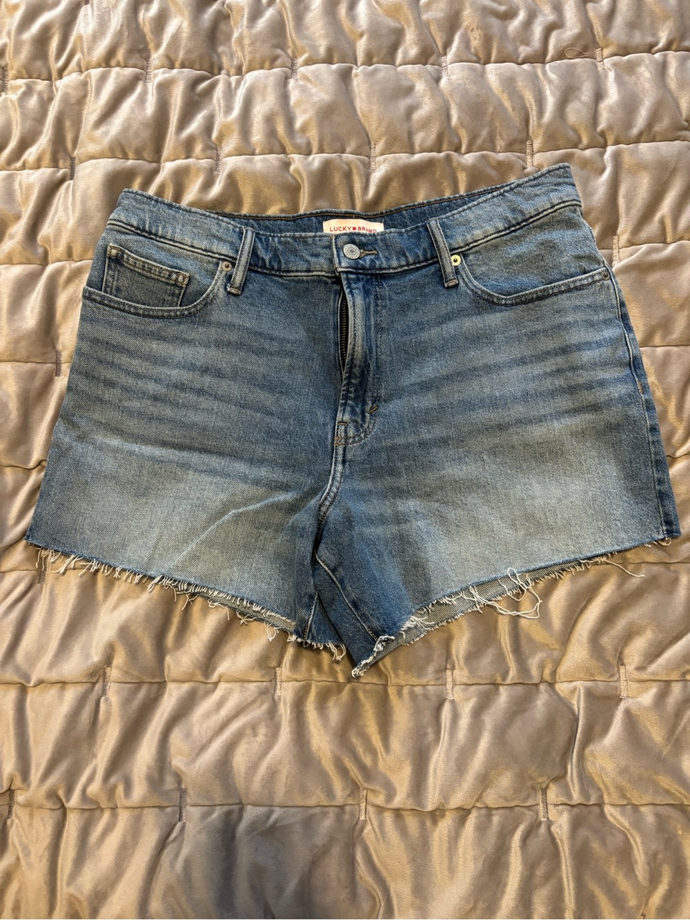 Lucky Brand Women's Blue Denim Cutoff Shorts
